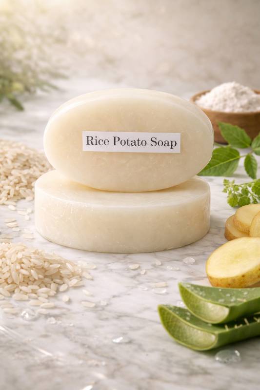 Rice Potato Herbal Soap